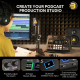 MAONO MAONOCASTER AME2A 10-Channel Podcast Mixer – Pro Preamp, 48V Phantom Power, Bluetooth 4.2, USB-C, 11 Sound Pads MAONO MAONOCASTER AME2A 10-Channel Podcast Mixer – Pro Preamp, 48V Phantom Power, Bluetooth 4.2, USB-C, 11 Sound Pads