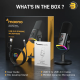 MAONO PD100X Dynamic USB/XLR Gaming Microphone – RGB Lighting, Cardioid Pattern, 48kHz/24-Bit MAONO PD100X Dynamic USB/XLR Gaming Microphone – RGB Lighting, Cardioid Pattern, 48kHz/24-Bit