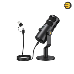 MAONO PD100U Dynamic USB Microphone – Cardioid Pattern, 192kHz/24-Bit, USB-C