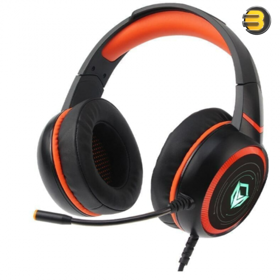 Meetion HP030 RGB 7.1 Stereo Wired Gaming Headset USB Meetion HP030 RGB wired gaming headset with noise cancelling mic and 50mm stereo drivers