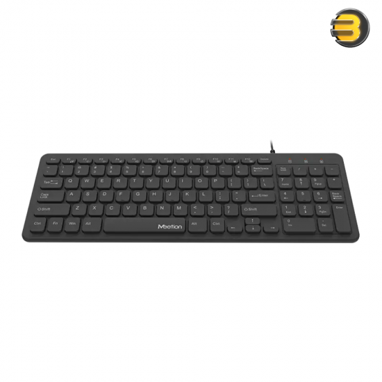 Meetion K410 Ultra Thin Wired Keyboard – 96-Key & Silent Design