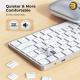 Meetion Ikey C210 Wireless Keyboard & Mouse Combo – 4-Mode & Arabic Layout