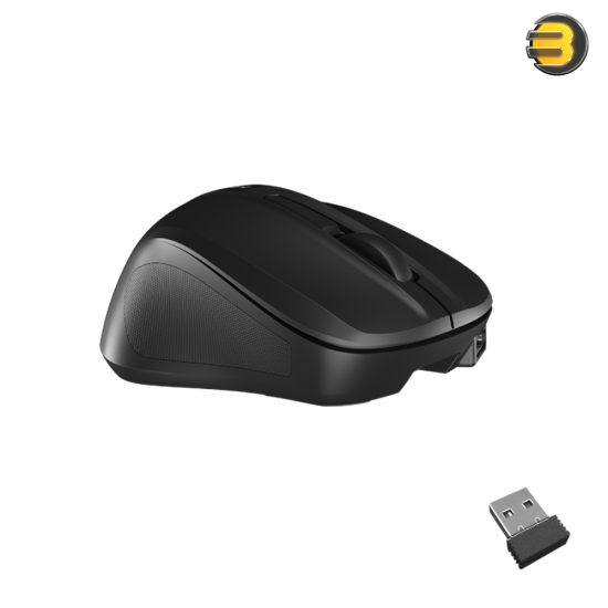 Meetion MiniGo Silent Wireless Mouse – 1200 DPI & Ultra-Compact Black Meetion MiniGo Silent Wireless Mouse Black