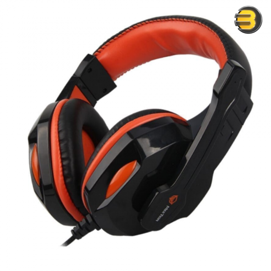 Meetion HP010 wired gaming headset with microphone and 3.5mm stereo jack