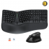 Meetion Director C Wireless Ergonomic Keyboard & Mouse Combo (Arabic)