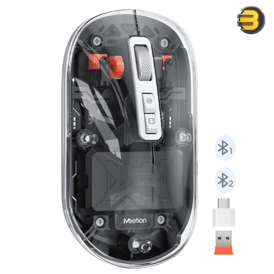 Meetion BTM005 Dual-Mode Mouse – Bluetooth & 2.4GHz 2400 DPI