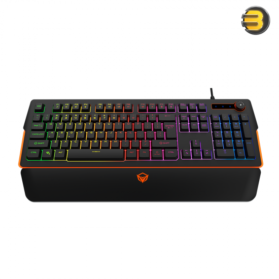 Meetion K9520 RGB Gaming Keyboard – Arabic Layout & Magnetic Wrist Rest