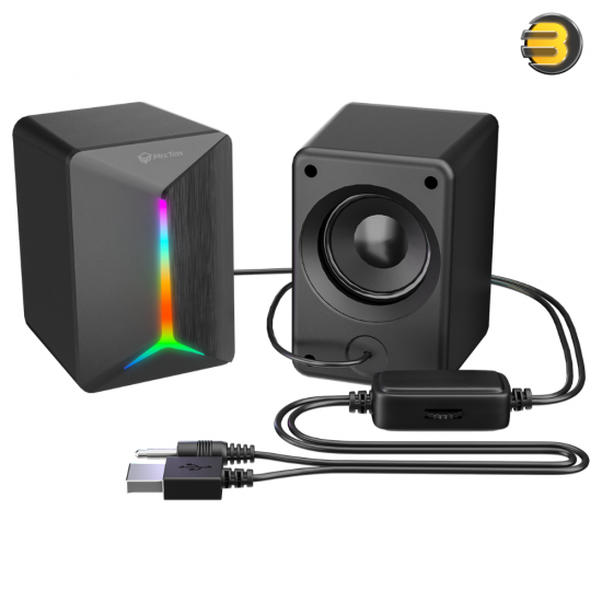 Meetion SP2011 Gaming Stereo Desktop Speakers – Vivid LED Lighting, Superior Sound Quality, Cool Lighting Effects Meetion SP2011 Gaming Stereo Desktop Speakers – Vivid LED Lighting, Superior Sound Quality, Cool Lighting Effects