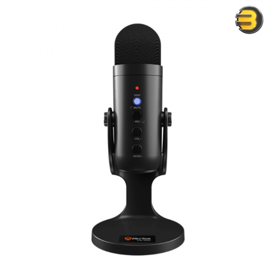 Meetion MC20 Gaming Conference Microphone USB Type-C Meetion MC20 wired gaming microphone with metal mesh design and adjustable stand
