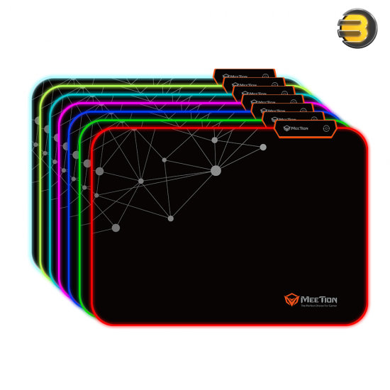 Meetion PD120 RGB Gaming Mouse Pad – Pluggable USB Cable, Non-Slip Rubber Base, Fantastic RGB Backlit Effects Meetion PD120 RGB Gaming Mouse Pad – Pluggable USB Cable, Non-Slip Rubber Base, Fantastic RGB Backlit Effects