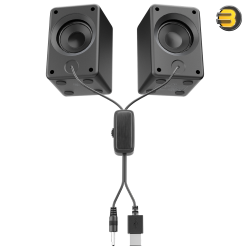 Meetion SP2011 Gaming Stereo Desktop Speakers – Vivid LED Lighting, Superior Sound Quality, Cool Lighting Effects