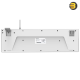 Meetion K300 White Ergonomic USB Wired Keyboard – Silent Keys, UV-Printed Durability, 1.8m Cable, Plug & Play Meetion K300 White Ergonomic USB Wired Keyboard – Silent Keys, UV-Printed Durability, 1.8m Cable, Plug & Play
