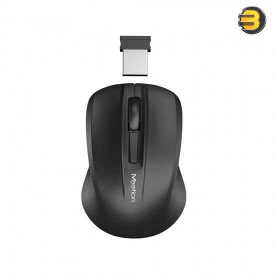 Meetion MiniGo Silent Wireless Mouse – 1200 DPI & Ultra-Compact Black Meetion MiniGo Silent Wireless Mouse Black