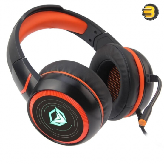 Meetion HP030 RGB 7.1 Stereo Wired Gaming Headset USB Meetion HP030 RGB wired gaming headset with noise cancelling mic and 50mm stereo drivers