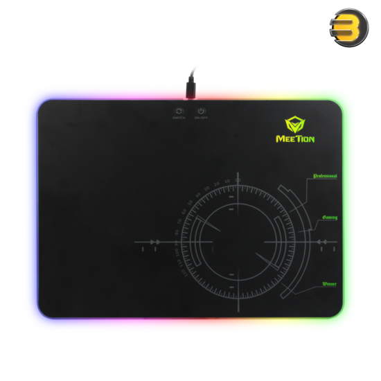 Meetion P010 RGB Backlit Gaming Mouse Pad – Non-Slip Rubber Base, High-Light Transmittance Organic Glass, Fantastic RGB Effects Meetion P010 RGB Backlit Gaming Mouse Pad – Non-Slip Rubber Base, High-Light Transmittance Organic Glass, Fantastic RGB Effects