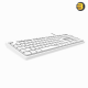Meetion K300 White Ergonomic USB Wired Keyboard – Silent Keys, UV-Printed Durability, 1.8m Cable, Plug & Play Meetion K300 White Ergonomic USB Wired Keyboard – Silent Keys, UV-Printed Durability, 1.8m Cable, Plug & Play