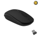 Meetion R547 Black Wireless Mouse – 2.4GHz Optical, 3-Button, Switchable 800/1200/1600 DPI, 10m Range, Ambidextrous Design