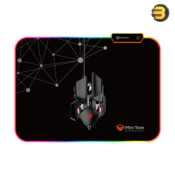Meetion PD120 RGB Gaming Mouse Pad – Pluggable USB Cable, Non-Slip Rubber Base, Fantastic RGB Backlit Effects