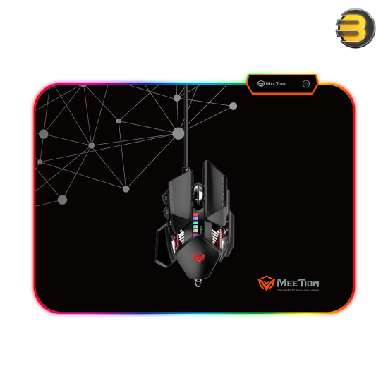 Meetion PD120 RGB Gaming Mouse Pad – Pluggable USB Cable, Non-Slip Rubber Base, Fantastic RGB Backlit Effects Meetion PD120 RGB Gaming Mouse Pad – Pluggable USB Cable, Non-Slip Rubber Base, Fantastic RGB Backlit Effects
