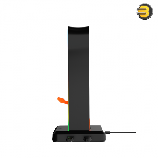 Meetion U002 RGB Gaming Headset Stand – 4 USB Ports & Mouse Bungee