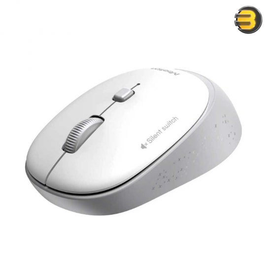 Meetion R571 White/Gray Wireless Mouse – 1600 DPI 2.4GHz Optical, 3-Button Ambidextrous Design, 10m Range, Ergonomic Shape Meetion R571 White/Gray Wireless Mouse – 1600 DPI 2.4GHz Optical, 3-Button Ambidextrous Design, 10m Range, Ergonomic Shape