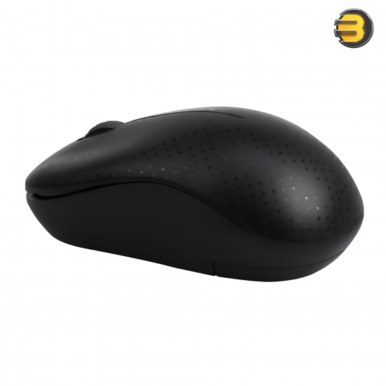 Meetion R545 Wireless Mouse Black – 1600 DPI 2.4GHz Optical Mouse, 3-Button Ambidextrous Design, 10m Range
