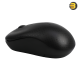 Meetion R545 Wireless Mouse Black – 1600 DPI 2.4GHz Optical Mouse, 3-Button Ambidextrous Design, 10m Range