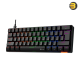 MeeTion MK005 RGB 60% Wired Gaming Keyboard – Blue Switch, Ergonomic Design, Space-Saving Layout