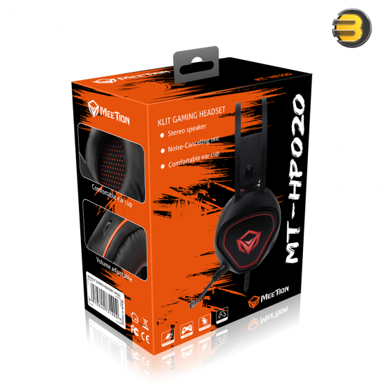 Meetion HP020 Wired Gaming Headset – 3D Surround Sound & Noise-Cancelling Mic