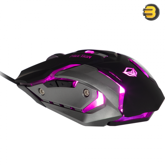 Meetion M915 Wired Gaming Mouse – 8-Level DPI (Up to 2400), RGB Backlight Sync, Durable Switches, Plug & Play Meetion M915 Wired Gaming Mouse – 8-Level DPI (Up to 2400), RGB Backlight Sync, Durable Switches, Plug & Play
