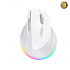 Meetion BTM010L Right-Handed Ergonomic Wireless & Bluetooth Mouse (White)