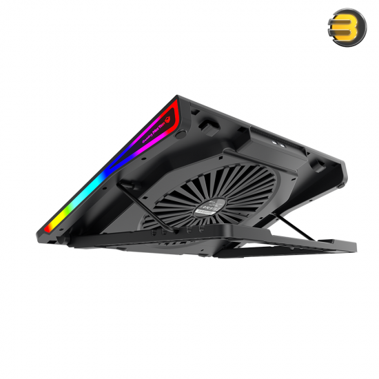 Meetion CP5050 Gaming Laptop Cooler – RGB Backlit & Fast Silent Cooling