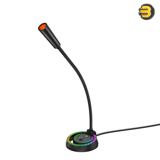 Meetion MC14 RGB Gaming Microphone – 360°Adjustable Gooseneck, Quick Volume Control, Customizable LED Lighting Meetion MC14 RGB Gaming Microphone – 360°Adjustable Gooseneck, Quick Volume Control, Customizable LED Lighting