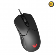 MEETION GM21 GAMING MOUSE – 12000 DPI, RGB Backlit, Ergonomic Design, Macro Support, USB Braided Cable, 6D Soft-Touch Switch, Plug & Play