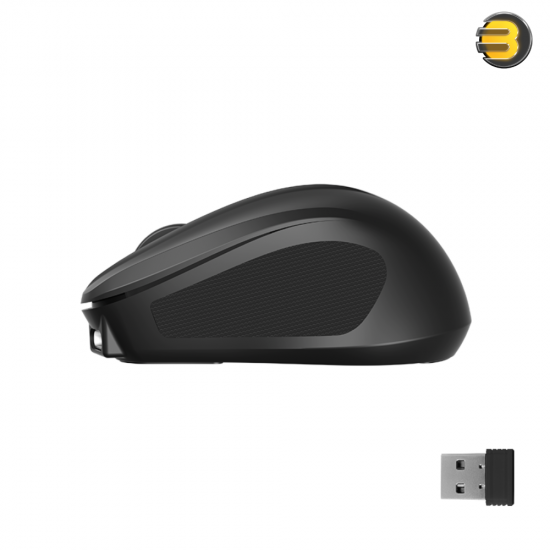 Meetion MiniGo Silent Wireless Mouse – 1200 DPI & Ultra-Compact Black Meetion MiniGo Silent Wireless Mouse Black