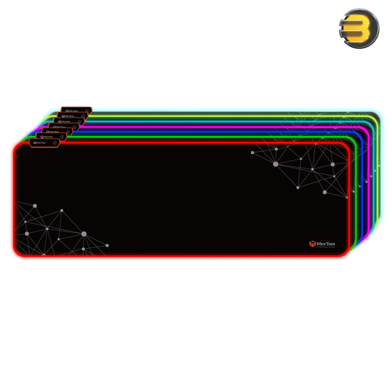 Meetion PD121 Large RGB Gaming Mouse Pad – Pluggable USB Cable, Non-Slip Rubber Base, Vibrant RGB Backlit Effects Meetion PD121 Large RGB Gaming Mouse Pad – Pluggable USB Cable, Non-Slip Rubber Base, Vibrant RGB Backlit Effects