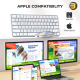 Meetion Ikey C210 Wireless Keyboard & Mouse Combo – 4-Mode & Arabic Layout
