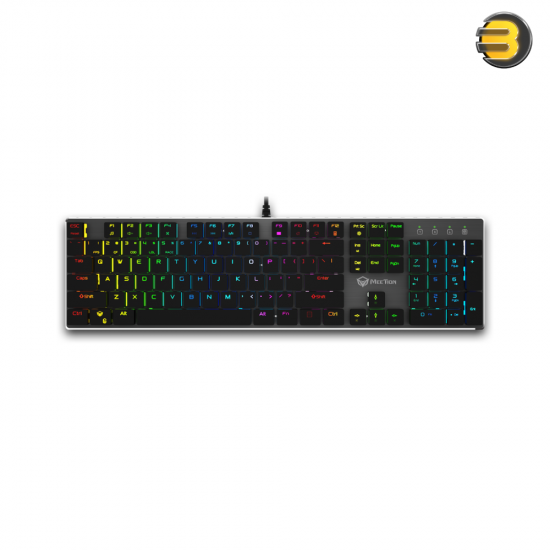 Meetion MK80 Arabic Mechanical Keyboard – Ultrathin & Blue Switches