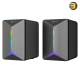 Meetion SP2011 Gaming Stereo Desktop Speakers – Vivid LED Lighting, Superior Sound Quality, Cool Lighting Effects Meetion SP2011 Gaming Stereo Desktop Speakers – Vivid LED Lighting, Superior Sound Quality, Cool Lighting Effects