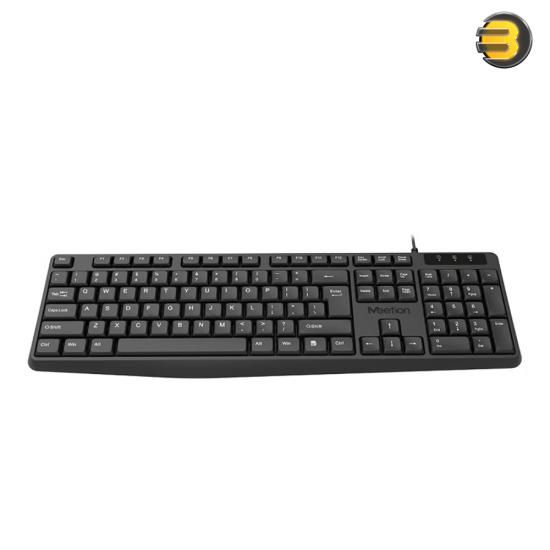 Meetion K200 Waterproof USB Wired Keyboard – Silent Chocolate Keys, UV-Coated Durability, 1.8m Cable, Plug & Play Meetion K200 Waterproof USB Wired Keyboard – Silent Chocolate Keys, UV-Coated Durability, 1.8m Cable, Plug & Play