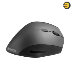 Meetion R380 Wireless Vertical Ergonomic Mouse (Gray)