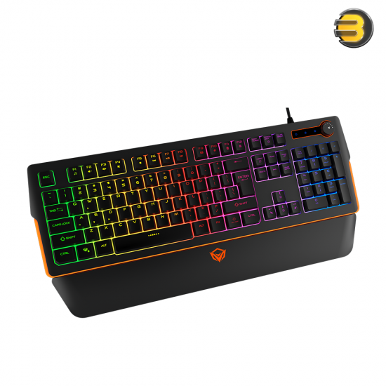 Meetion K9520 RGB Gaming Keyboard – Arabic Layout & Magnetic Wrist Rest