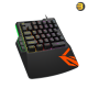 Meetion One-Hand KB015 Rainbow Backlit Gaming Keyboard – Ergonomic Design, Universal Compatibility, Customizable Lighting Meetion One-Hand KB015 Rainbow Backlit Gaming Keyboard – Ergonomic Design, Universal Compatibility, Customizable Lighting