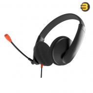 Meetion HP003 Dual-Ear Headset – 3.5mm Wired Professional Telephony Headset with Rotatable Noise-Cancelling Microphone, Adjustable Headband, and Crystal-Clear Audio for All-Day Comfort