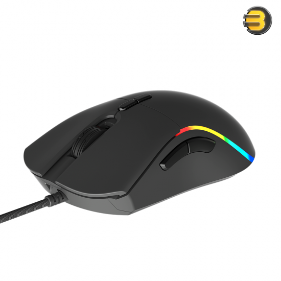 Meetion GM19 RGB Gaming Mouse – 12,000 DPI Optical Sensor, 16.8M Customizable RGB, Braided Cable, Ergonomic Design with Replaceable Pads, Plug & Play Meetion GM19 RGB Gaming Mouse – 12,000 DPI Optical Sensor, 16.8M Customizable RGB, Braided Cable, Ergonomic Design with Replaceable Pads, Plug & Play
