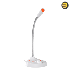 Meetion MC12 Gooseneck Conference Microphone – Multi-Angle Adjustable, Omnidirectional Core, Gaming-Friendly Design