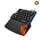 Meetion One-Hand KB015 Rainbow Backlit Gaming Keyboard – Ergonomic Design, Universal Compatibility, Customizable Lighting Meetion One-Hand KB015 Rainbow Backlit Gaming Keyboard – Ergonomic Design, Universal Compatibility, Customizable Lighting