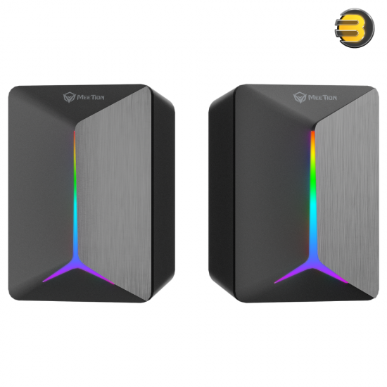Meetion SP2011 Gaming Stereo Desktop Speakers – Vivid LED Lighting, Superior Sound Quality, Cool Lighting Effects Meetion SP2011 Gaming Stereo Desktop Speakers – Vivid LED Lighting, Superior Sound Quality, Cool Lighting Effects