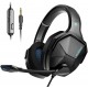 Jeecoo N13 Stereo Gaming Headset PS4 3.5mm Over Ear Gaming Headphones with Microphone - Lightweight Frame Compatible with PC, Laptop, Xbox One Controller