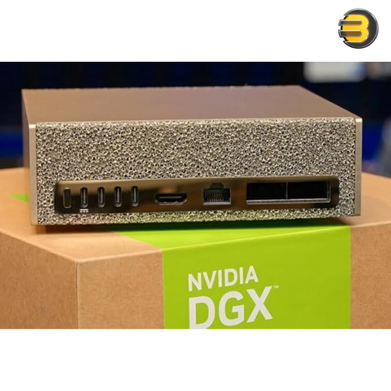NVIDIA DGX Spark ultra-compact AI workstation with GB10 Grace Blackwell Superchip, 128GB unified memory, 4TB NVMe SSD and Wi-Fi 7 connectivity